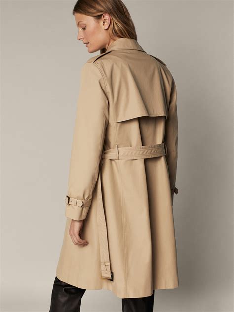 traditional trench coat.